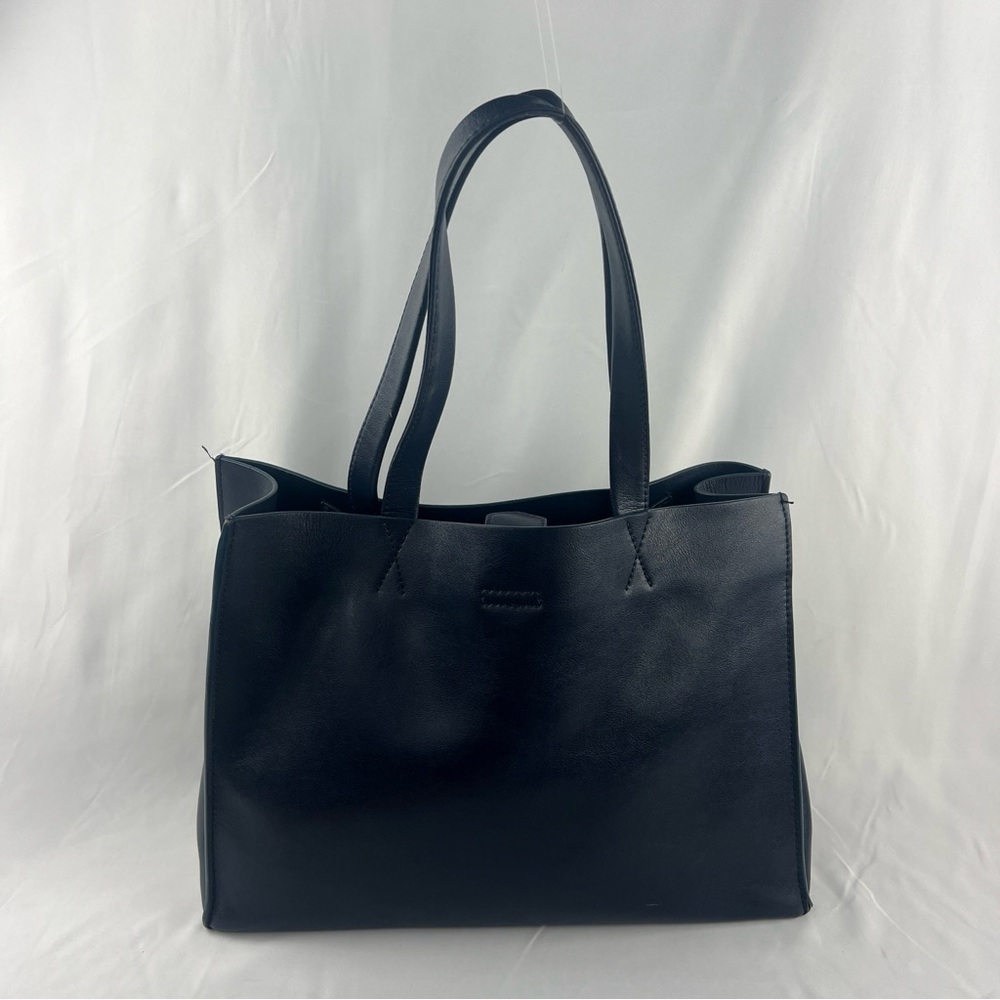 Incredible Value! Banana Republic Navy Blue Leather Tote | Only $49